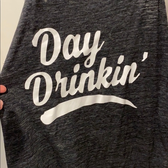 Day Drinking Racerback burnout tank - Picture 6 of 8